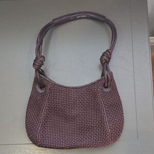 Adrianne Vitadini Elegant Brown Woven Handbag